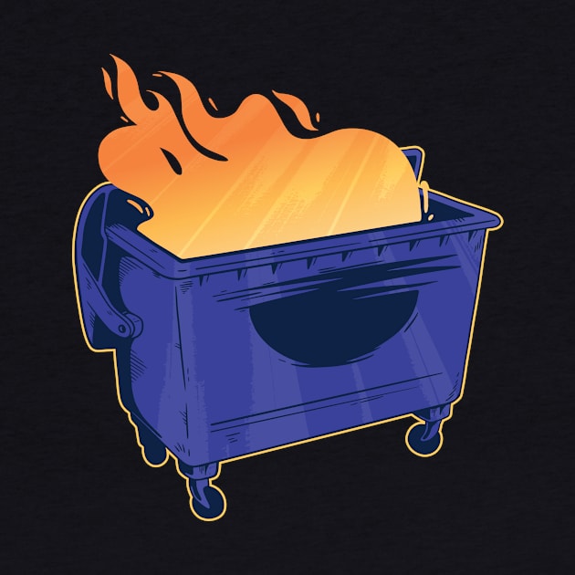 burning dumpster Demo by Shirtseller0703